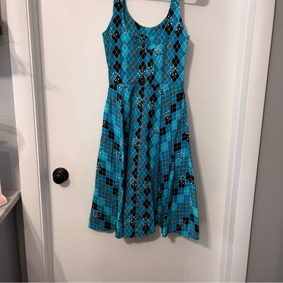 Voodoo Vixen Sleeveless Square Neck Pin‎ Up Dress Small - Picture 10 of 10